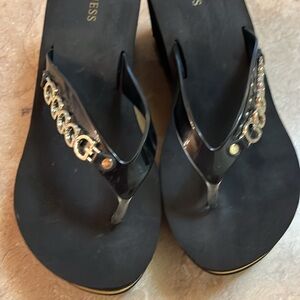 Guess blank wedge sandals